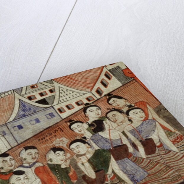 Lovers smoking by Thai School