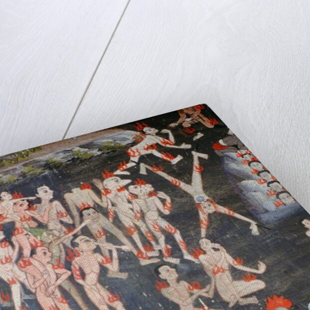 Scene of an inferno by Thai School