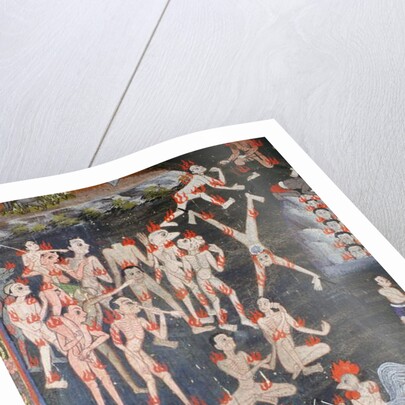 Scene of an inferno by Thai School