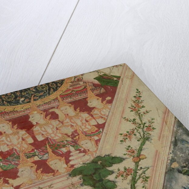 Supernatural beings in adoration, Wat Suwannaram, Thonburi, 1831 by Thai School