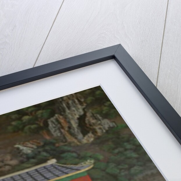 Scene with Chinese influence, Sala Geng, Wat Bowonniwet Vihara, Bangkok by Thai School