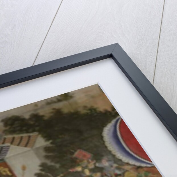 Scene with Chinese influence, Sala Geng, Wat Bowonniwet Vihara, Bangkok by Thai School