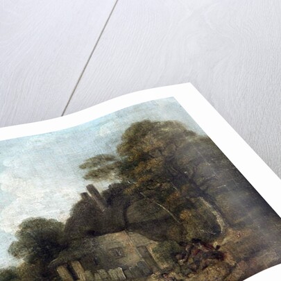 Country Cottage with Figures by William Redmore Bigg