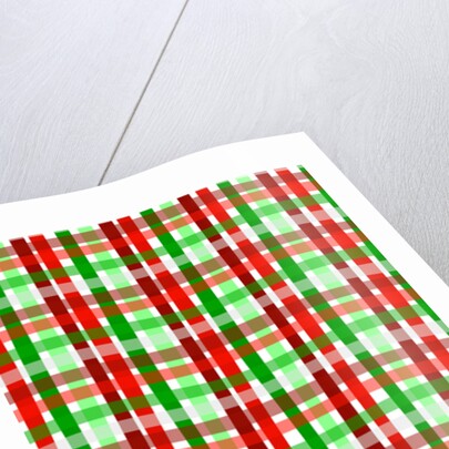 Christmas Wrap check, 2017 by Louisa Hereford