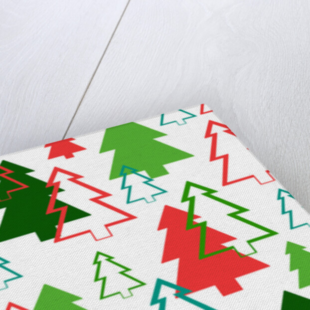 Overlaid Christmas Trees, 2017 by Louisa Hereford
