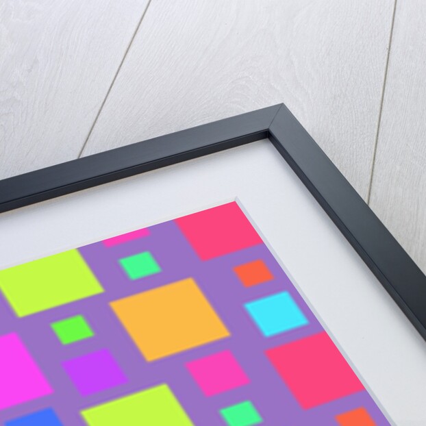 Multicoloured Squares, 2011 by Louisa Hereford