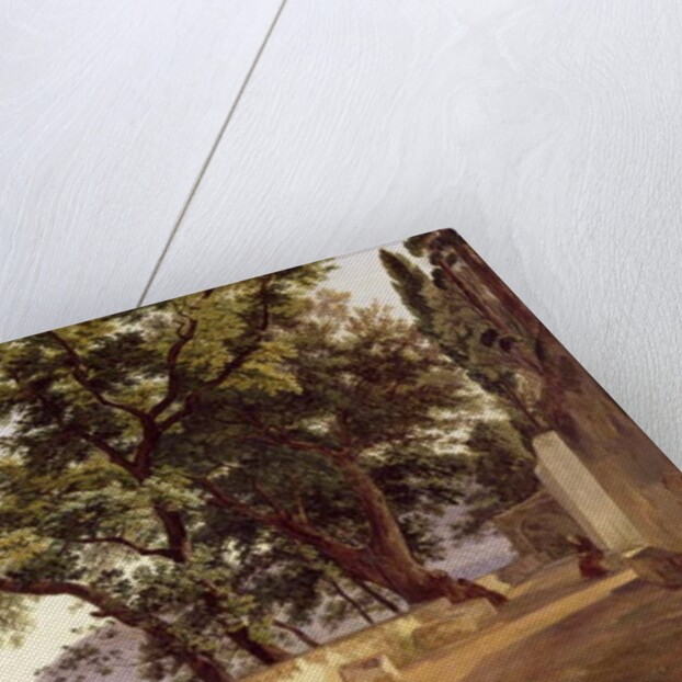 Garden of the Capuchin Friars, near Sorrento, 1827 by Carl Wilhelm Goetzloff