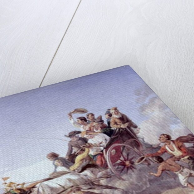 Frantic Neapolitan Barouche, 1828 by Carl Wilhelm Goetzloff