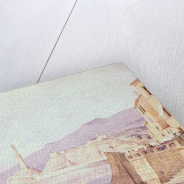 The Harbour at Genoa, 1835 by Carl Wilhelm Goetzloff