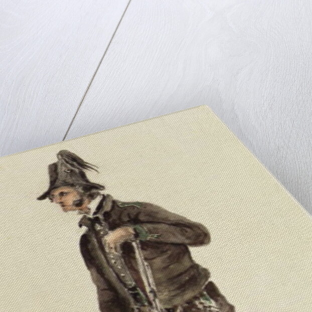 Italian Hunter, 1830 by Carl Wilhelm Goetzloff