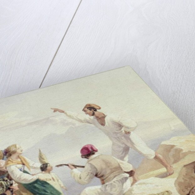 Group Wearing Neapolitan Costume, c.1827 by Carl Wilhelm Goetzloff