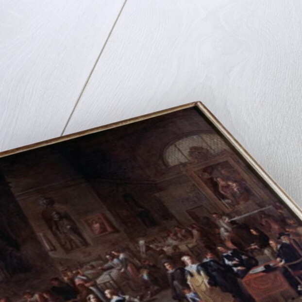 Works of mercy: to visit the sick by Cornelis de Wael