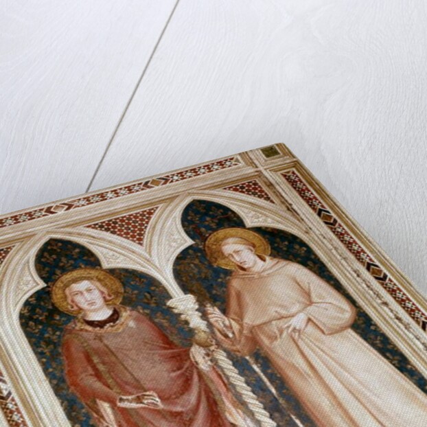 St. Louis IX and St. Louis of Anjou by Simone Martini