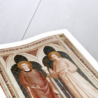 St. Louis IX and St. Louis of Anjou by Simone Martini