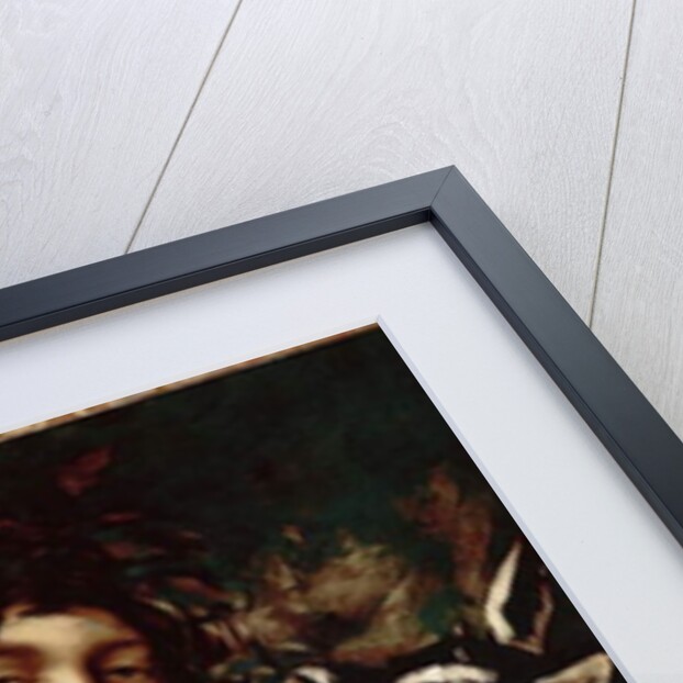 A country girl with a kid by Gustave Courbet