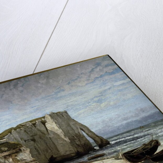 The cliffs of Etretat after the storm by Gustave Courbet