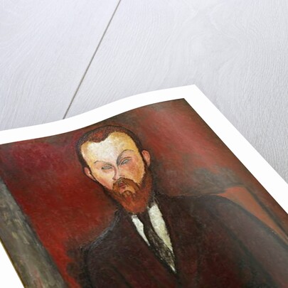 Count Wielhorski. 1916. by Amedeo Modigliani