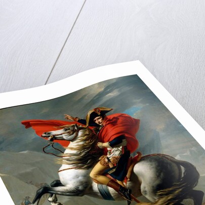 Napoleon Crossing the Alps, 1802-03 by Jacques Louis David