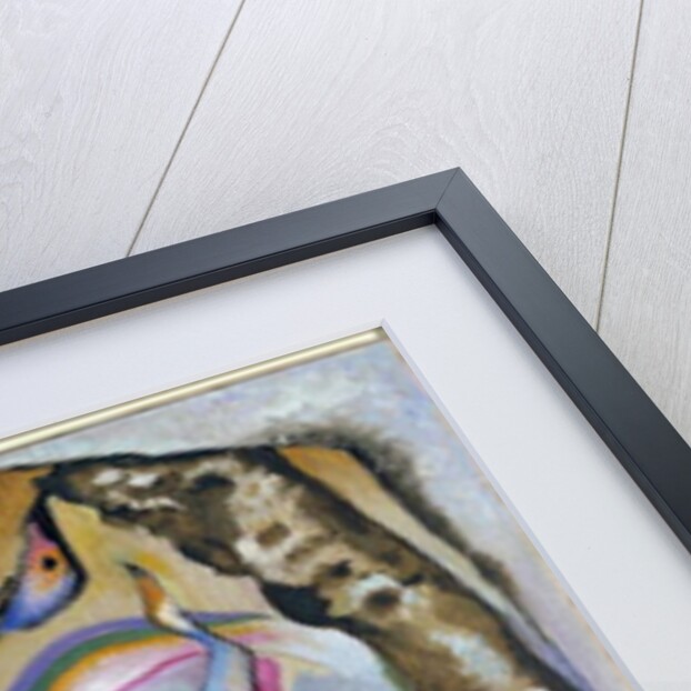 Painting on clear background, 1916 by Wassily Kandinsky