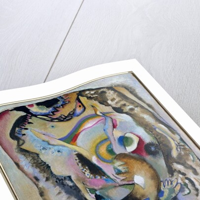 Painting on clear background, 1916 by Wassily Kandinsky