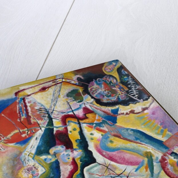 Painting with red spot, 1914 by Wassily Kandinsky