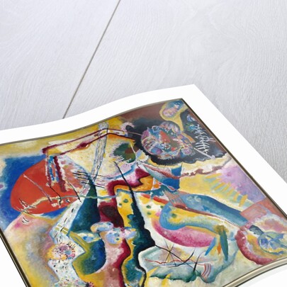 Painting with red spot, 1914 by Wassily Kandinsky