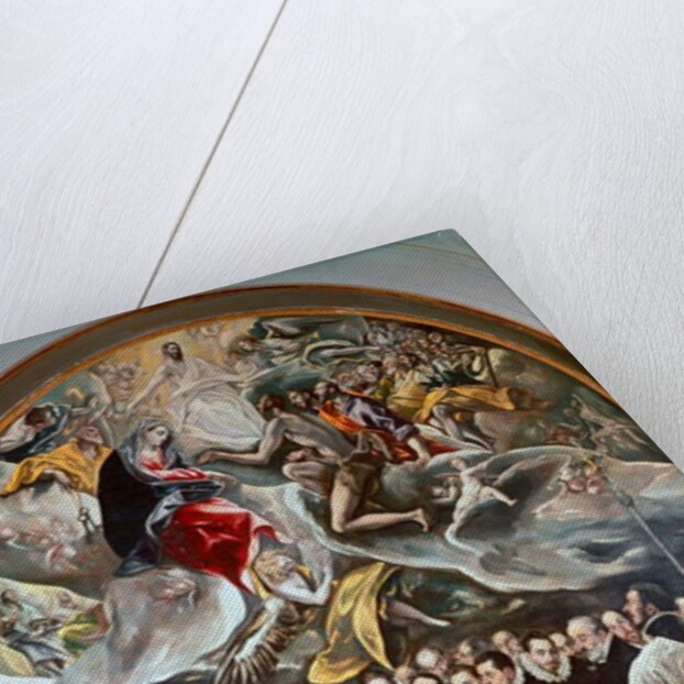 The funeral of the Count of Orgaz. Lower detail by El (1541-1614) Greco