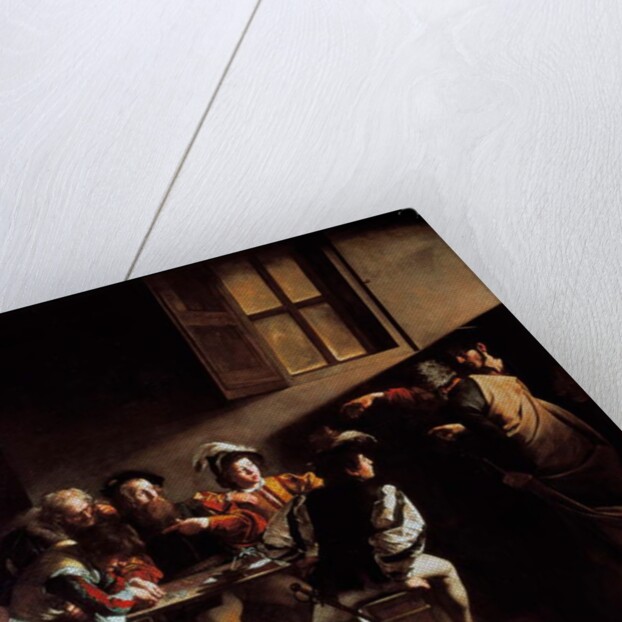 The Calling of Saint Matthew by Michelangelo Merisi da Caravaggio
