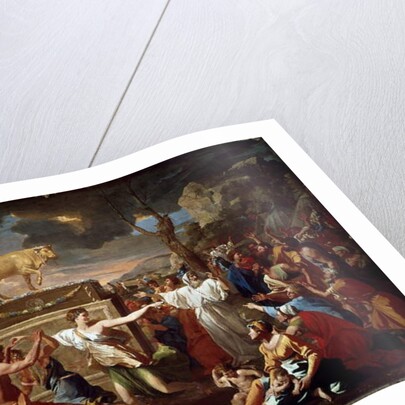 Adoration of the Golden Calf, 1633-34 by Nicolas Poussin