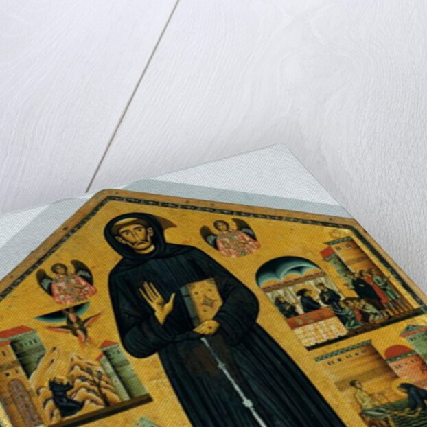 Life of St. Francis of Assisi. 1235 by Bonaventura Berlinghieri