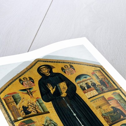 Life of St. Francis of Assisi. 1235 by Bonaventura Berlinghieri