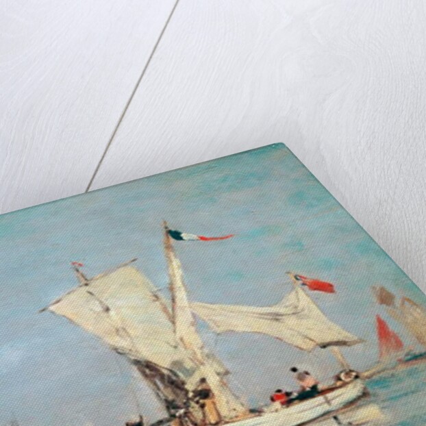 Sailing Boats, c, 1869 by Eugene Louis Boudin
