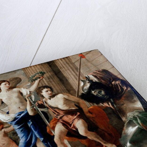 David's triumph. by Nicolas Poussin