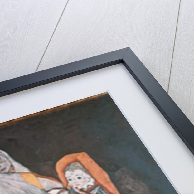 Mother with her two children, III Painting by Egon Schiele 1914 Vienna, Museum Karlsplatz by Egon Schiele
