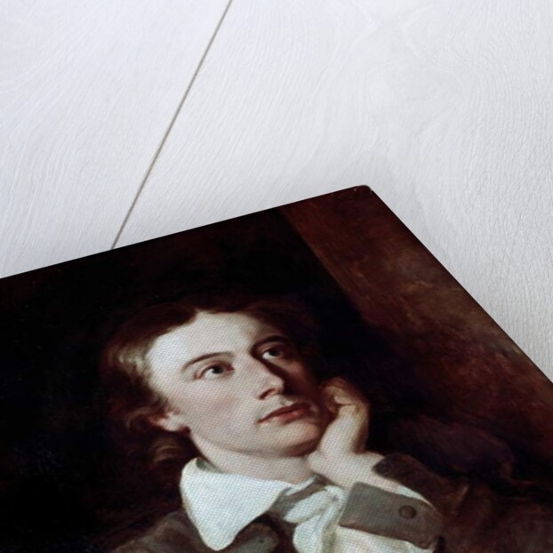 Portrait of the British Poet John Keats by William Hilton