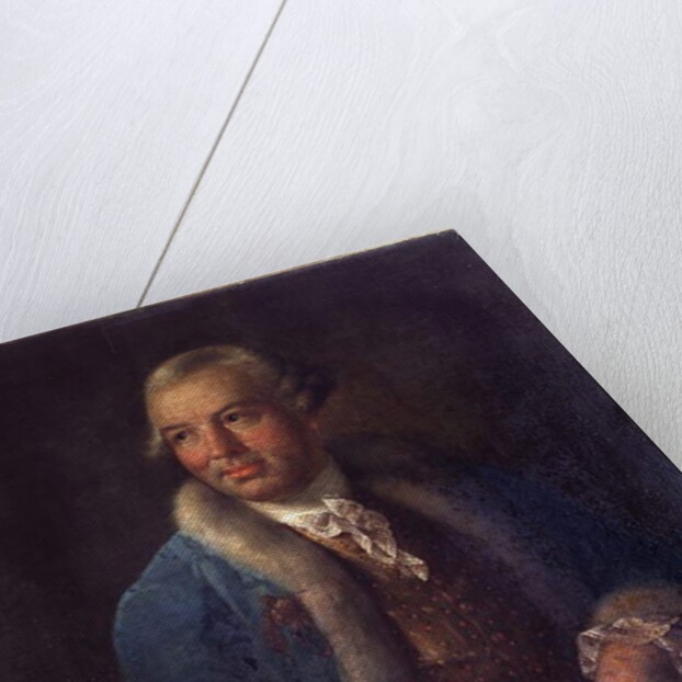 Portrait of german composer Christoph Willibald Gluck, 18th century by German School