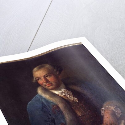 Portrait of german composer Christoph Willibald Gluck, 18th century by German School