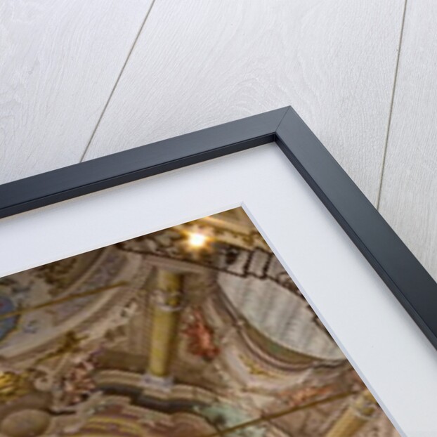 The frescoes of the vault representing the glory of San Filippo Neri by Marco Antonio Franceschini