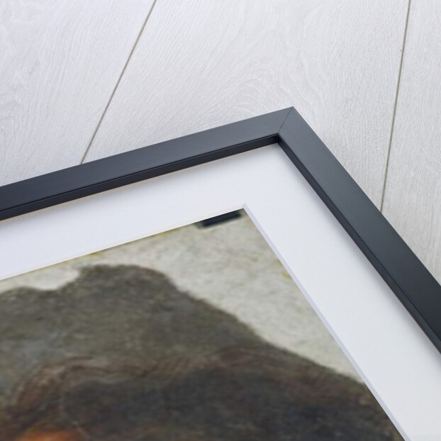 Head of St. John the Baptist Fragment of detached fresco, 1622 by Bernardo Strozzi