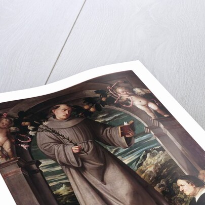 Saint Anthony of Padua, 1529 by Girolamo Romanino