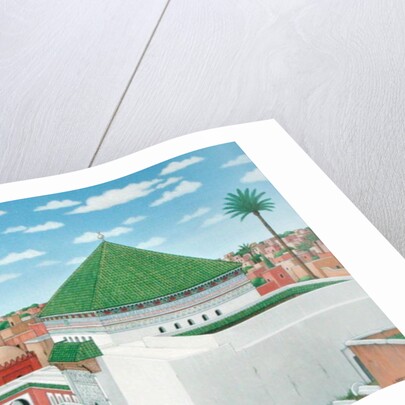 Rooftops, Marrakech, 1998 by Larry Smart