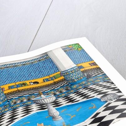 Cool Cats in Marrakech, 1993 by Larry Smart