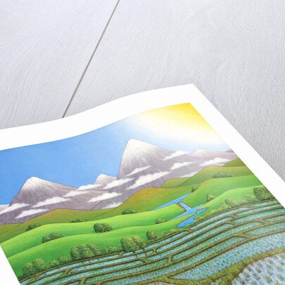 Japan Rice Paddy Field, 1997 by Larry Smart