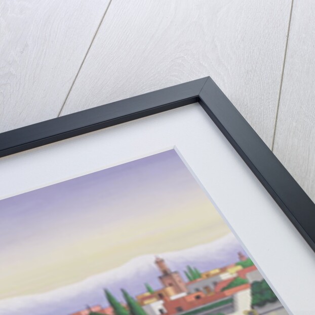 Rooftops in Marrakesh, 1989 by Larry Smart