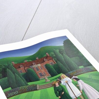 The Croquet Match, 1986 by Larry Smart