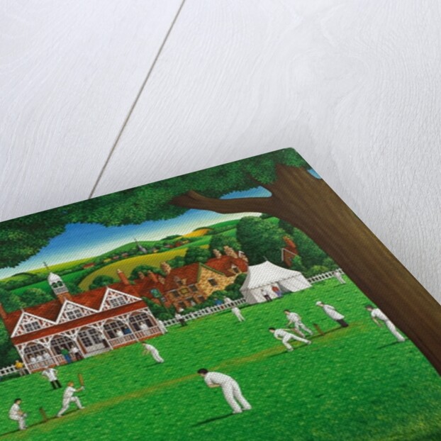 The Cricket Match, 1987 by Larry Smart