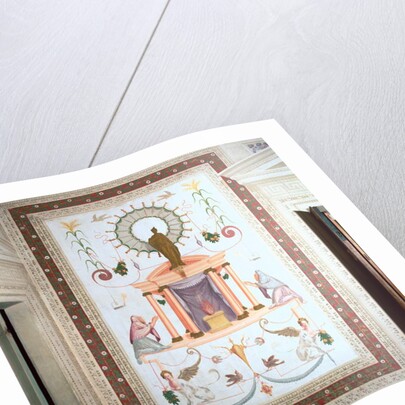 Small room of the Grotesque by Giambattista (1526-78) Zelotti