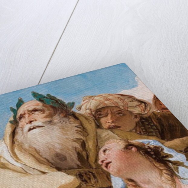 Detail of Calchas and Iphigenia from The Sacrifice of Iphigenia by Giovanni Battista (1696-1770) Tiepolo