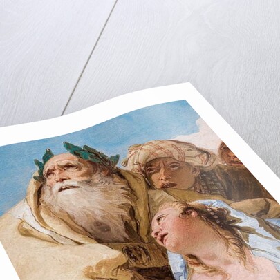 Detail of Calchas and Iphigenia from The Sacrifice of Iphigenia by Giovanni Battista (1696-1770) Tiepolo