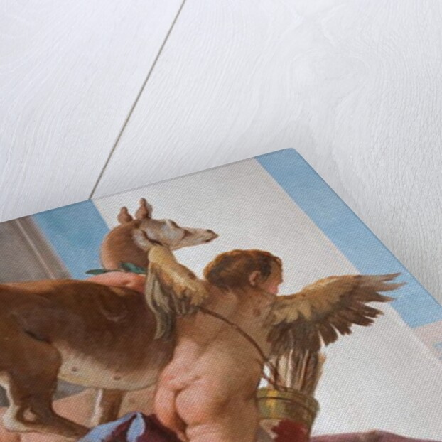 Detail of the sacrificial hind from The Sacrifice of Iphigenia by Giovanni Battista (1696-1770) Tiepolo